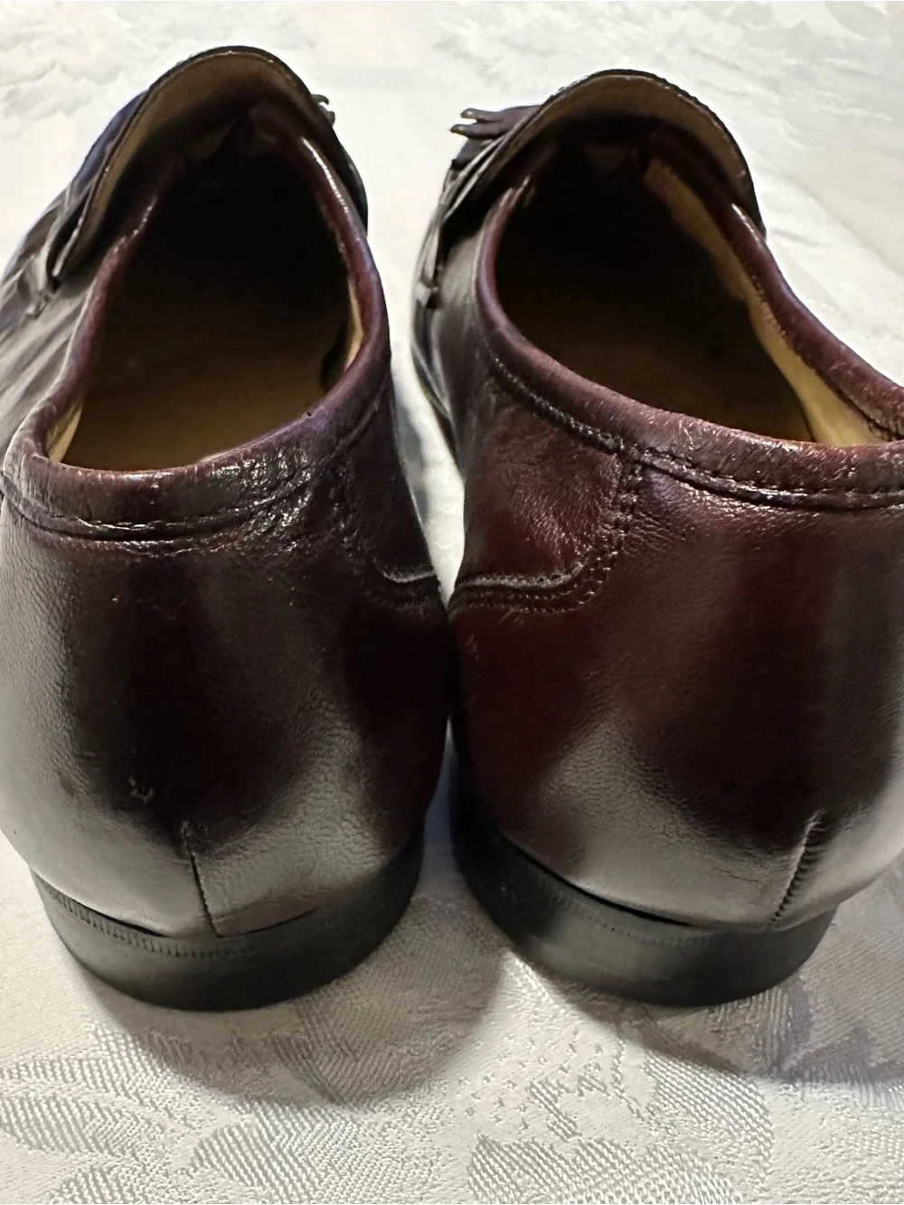 Bostonian Men's Tassel Slip-On Loafers in Dark Brown
